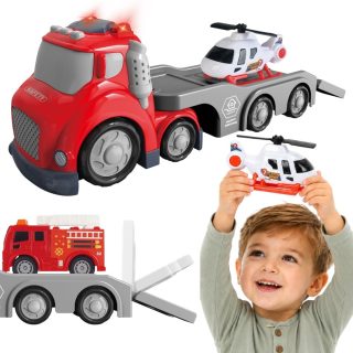 WOOPIE Red Fire Department City Truck Sound and Light Effects