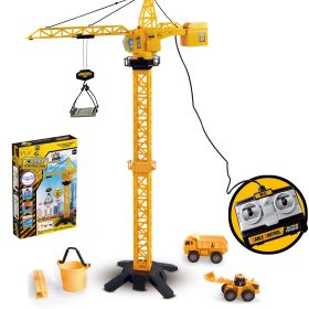 WOOPIE-Remote-Controlled-Crane-103cm-RC-Truck-Excavator-4-Accs WOOPIE Remote Controlled Crane 103cm R/C Truck Excavator + 4 Accs.
