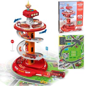 WOOPIE Spiral Track Car Garage 3 pcs.