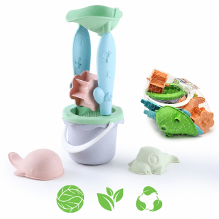 WOOPIE GREEN Bucket and Wheel Set 4 pcs.
