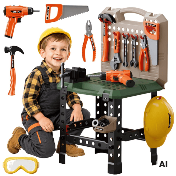 WOOPIE-Tool-Table-for-Little-Handyman-90-pcs WOOPIE Tool Table for Little Handyman 90 pcs.