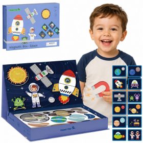 TOOKY TOY Magnetic Puzzle Montessori Puzzle Educational Box Cosmos 72 pcs.