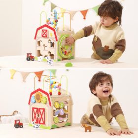 VIGA-Wooden-Farm-7-in-1-Educational-Cube-1