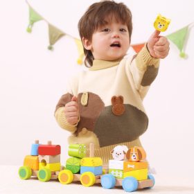 VIGA-Wooden-Stacking-Train-–-Farm-Animals-18M-17-pieces-2